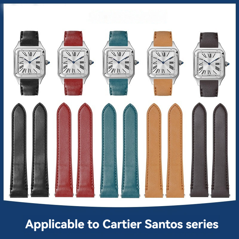 Cartier Watch Tank - สายนาฬิกา Cartier Santos แบบปลดเร็ว รุ่นใหม่ ขนาดกลาง