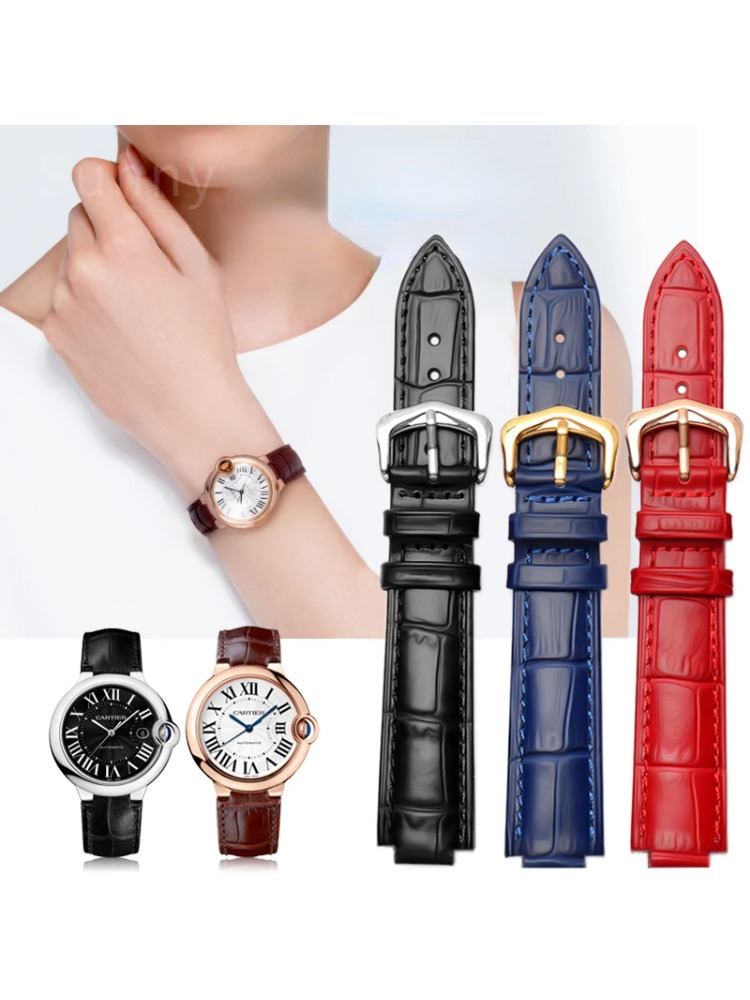 สายนาฬิกาหนังแท้สําหรับถัง Car - Cartier Watch Tank บทวิจารณ์และราคา