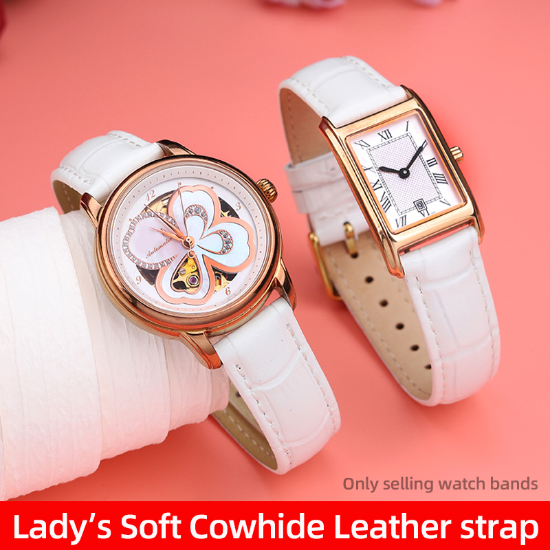 สายนาฬิกาหนังแท้สีขาวแบบเปลี่ย - Cartier Watch Tank บทวิจารณ์และราคา
