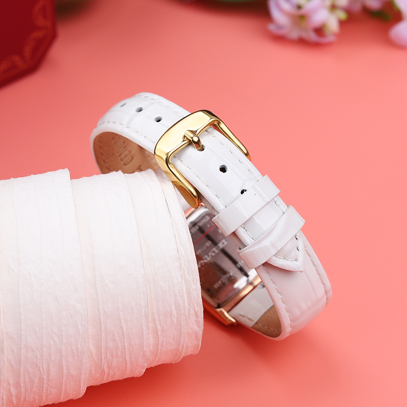 สายนาฬิกาหนังแท้สีขาวแบบเปลี่ย - Cartier Watch Tank บทวิจารณ์และราคา