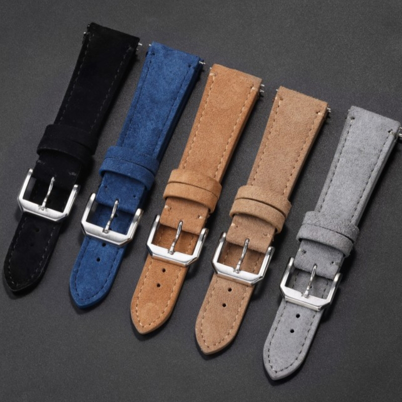 Vintage Suede 18 มม.นาฬิกาหนัง - Suede Strap Watch บทวิจารณ์และราคา